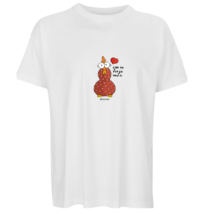 Μπλούζα ALLOKOTES “Αχού και δεν με νοιάζει” (Οversized)