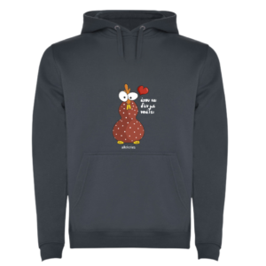 Φούτερ ALLOKOTES "Αχού και δεν με νοιάζει" (γκρι)